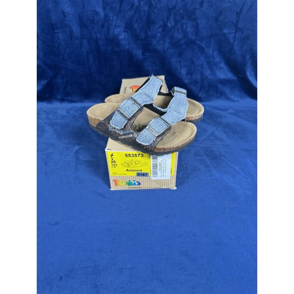 Birkis by Birkenstock Arizona Jean Shadow Blue EU 26 Children's 8